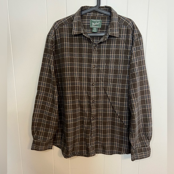 Woolrich‎ long sleeve button-down flannel size XL - Picture 1 of 7